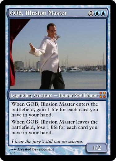 GOB Illusion Master Everything Blue does is an illusion