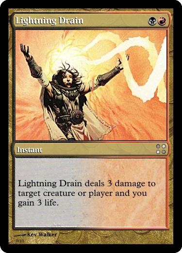 Lightning Drain Black's new drain life effect