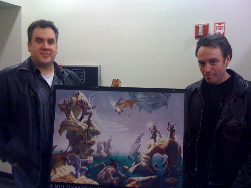 Poster with Mark and Anson